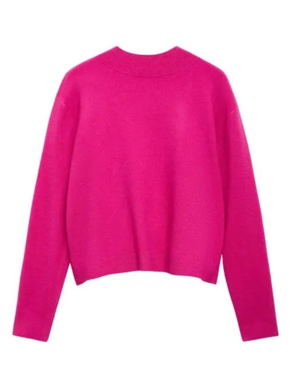 Mango Hot Fuchsia Pink Sweater